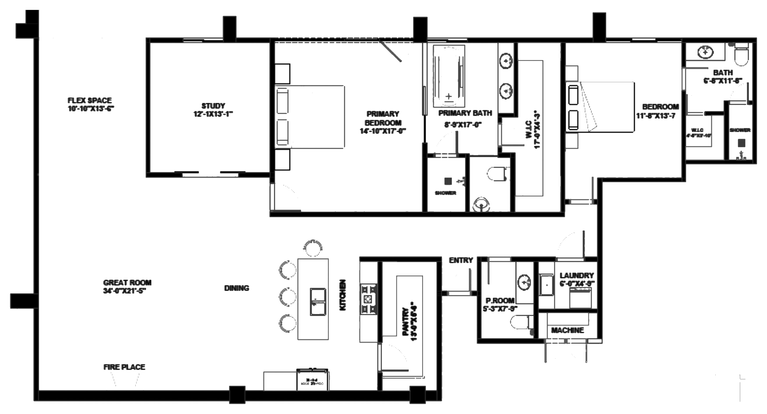 vista residence plan